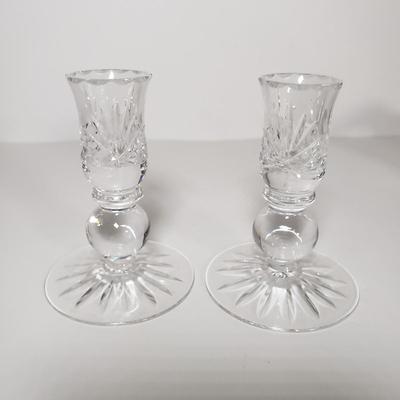 LOT 142D: Antique Late 1800s Large Covered Compote with Collection of Tabletop Crystal and Glassware