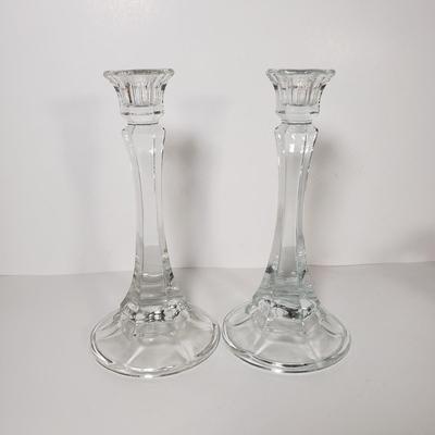 LOT 142D: Antique Late 1800s Large Covered Compote with Collection of Tabletop Crystal and Glassware
