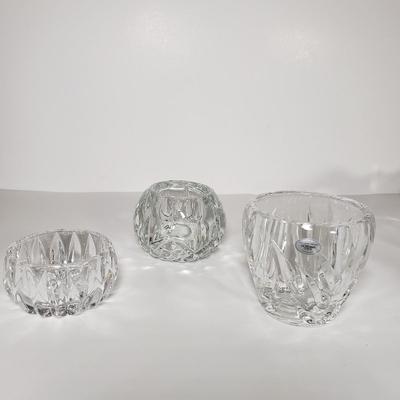 LOT 142D: Antique Late 1800s Large Covered Compote with Collection of Tabletop Crystal and Glassware