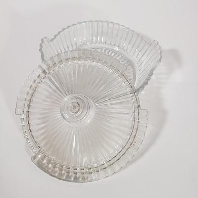 LOT 143D: Heisey Ridgeleigh Covered Lemon Dish, Imperial Candlewick Dishes, Toothpick Holders & More