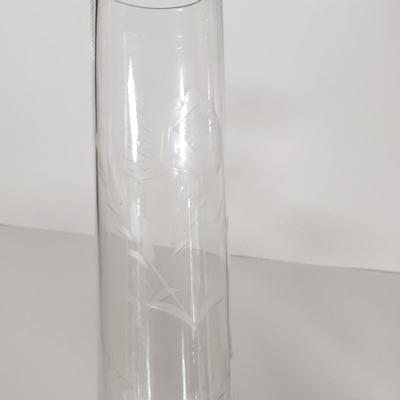 LOT 144D: Collection of Beautiful Etched Glassware; Large Fruit Bowl, Compote & Much More