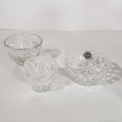 LOT 144D: Collection of Beautiful Etched Glassware; Large Fruit Bowl, Compote & Much More