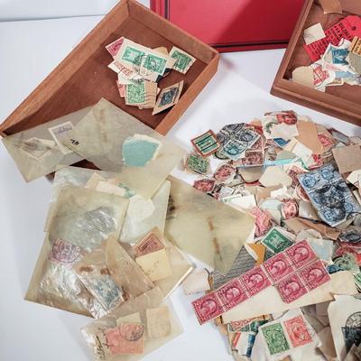 LOT 149D: Collection of Vintage Stamps with Album