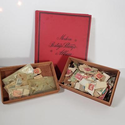 LOT 149D: Collection of Vintage Stamps with Album