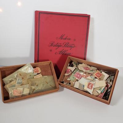 LOT 149D: Collection of Vintage Stamps with Album