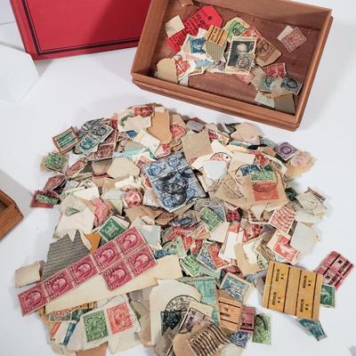 LOT 149D: Collection of Vintage Stamps with Album