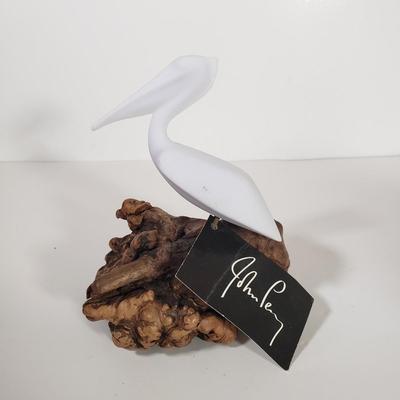 LOT 150D: Swarovski Swan, Orrefors, John Perry Pelican, Art Glass Animals, Dolphin Snowglobe & More