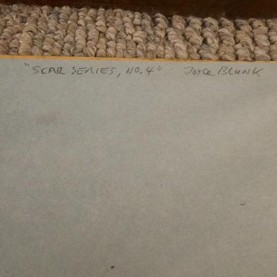 'Scar Series' #'s 3, 4, & 7 by Joyce Blunk (PB-JS)