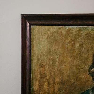 'The Green Man', Oil on Canvas by Joyce Blunk (LR-JS)