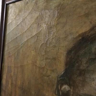 'The Green Man', Oil on Canvas by Joyce Blunk (LR-JS)