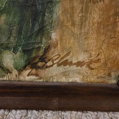 'The Green Man', Oil on Canvas by Joyce Blunk (LR-JS)