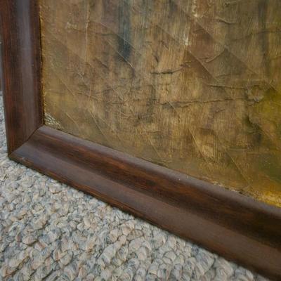 'The Green Man', Oil on Canvas by Joyce Blunk (LR-JS)