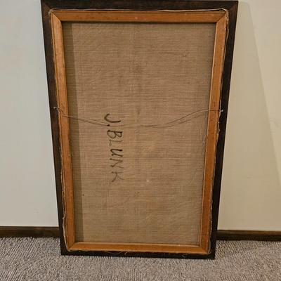 'The Green Man', Oil on Canvas by Joyce Blunk (LR-JS)