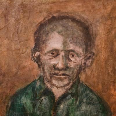 'The Green Man', Oil on Canvas by Joyce Blunk (LR-JS)