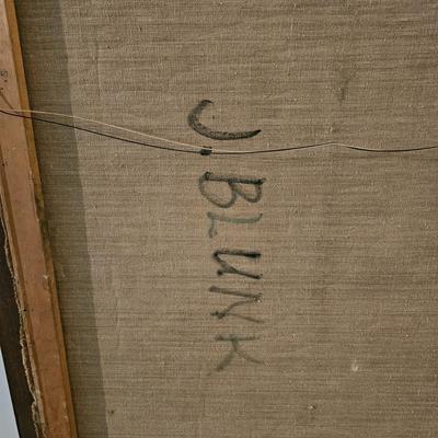 'The Green Man', Oil on Canvas by Joyce Blunk (LR-JS)