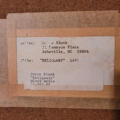 "Accepted Fish" and "Reliquary" by Joyce Blunk (D-EL)