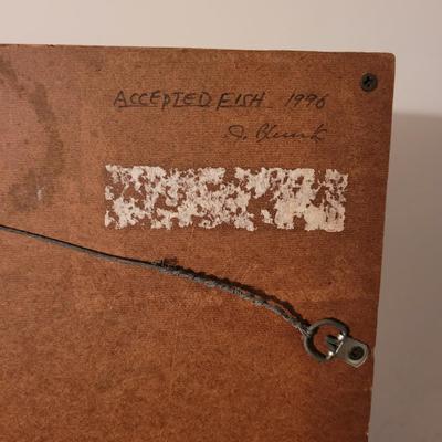 "Accepted Fish" and "Reliquary" by Joyce Blunk (D-EL)