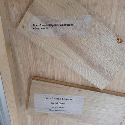 "Transformed Objects: Seed Bank" by Joyce Blunk (D-EL)