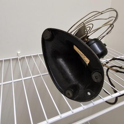 Pair of Vintage Metal Fans (GB-JS)