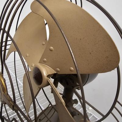 Pair of Vintage Metal Fans (GB-JS)