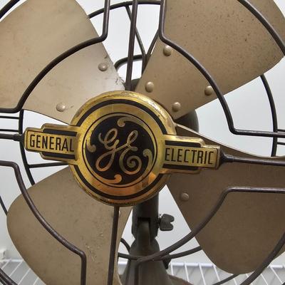 Pair of Vintage Metal Fans (GB-JS)