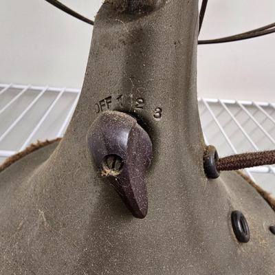 Pair of Vintage Metal Fans (GB-JS)