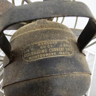 Pair of Vintage Metal Fans (GB-JS)