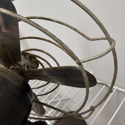 Pair of Vintage Metal Fans (GB-JS)