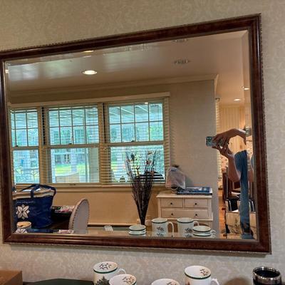 Beautiful beveled mirror