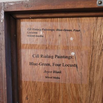 "Free Fall" and "Blue - Green, Four Locusts" by Joyce Blunk (D-EL)