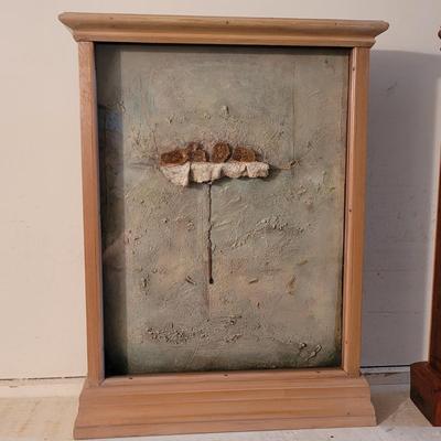 "Free Fall" and "Blue - Green, Four Locusts" by Joyce Blunk (D-EL)