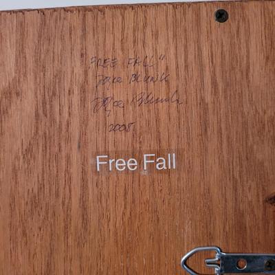 "Free Fall" and "Blue - Green, Four Locusts" by Joyce Blunk (D-EL)