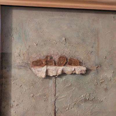 "Free Fall" and "Blue - Green, Four Locusts" by Joyce Blunk (D-EL)