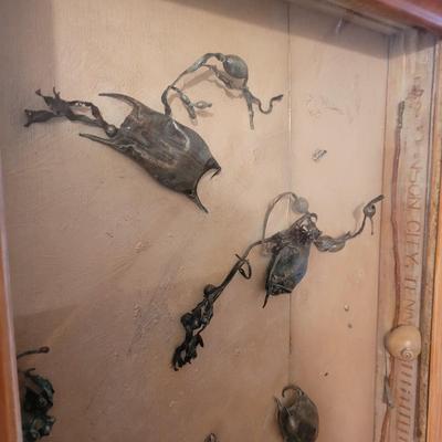 "Free Fall" and "Blue - Green, Four Locusts" by Joyce Blunk (D-EL)