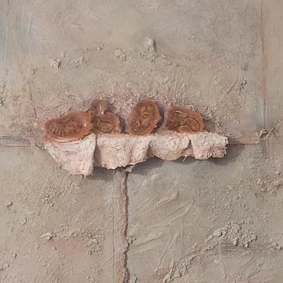 "Free Fall" and "Blue - Green, Four Locusts" by Joyce Blunk (D-EL)