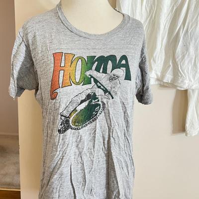 5 Vintage T-shirts, Tshirts - Honda, Motorcycle, Race Car, Maryland, Ringer