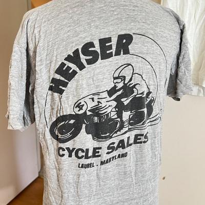 5 Vintage T-shirts, Tshirts - Honda, Motorcycle, Race Car, Maryland, Ringer