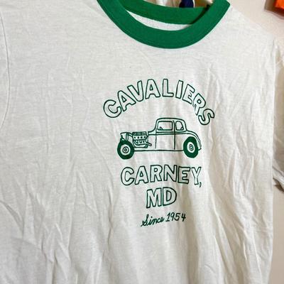 5 Vintage T-Shirts, Tshirts - Ringer, Quaker State, Race Car,