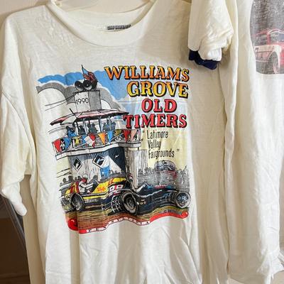 5 Vintage T-Shirts, Tshirts - Ringer, Quaker State, Race Car,