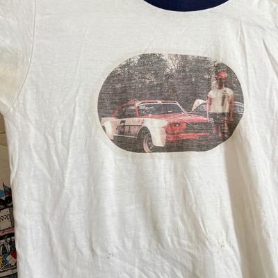 5 Vintage T-Shirts, Tshirts - Ringer, Quaker State, Race Car,
