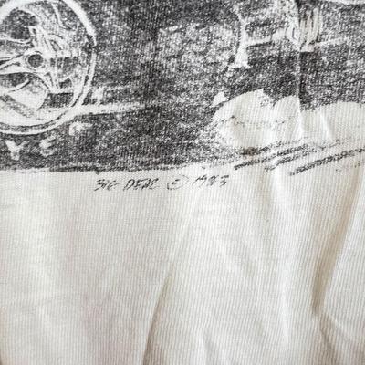 3 Vintage T-shirts, Tshirts - Rumble Seats Wilkins Ringer, Halibrand Car Racing