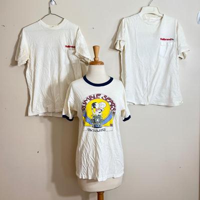 3 Vintage T-shirts, Tshirts - Rumble Seats Wilkins Ringer, Halibrand Car Racing