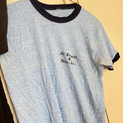 5 Vintage T-Shirts, Tshirts - Rick Eckert, Advertising, Maryland, Ringer