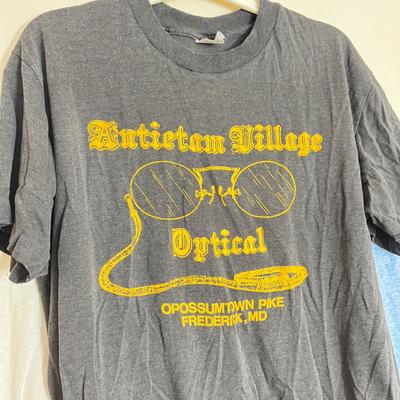 5 Vintage T-Shirts, Tshirts - Rick Eckert, Advertising, Maryland, Ringer