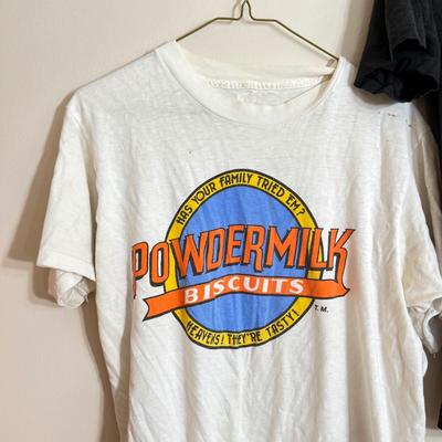 5 Vintage T-Shirts, Tshirts - Rick Eckert, Advertising, Maryland, Ringer