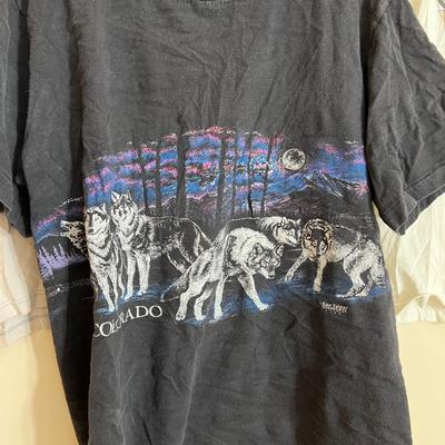 5 Vintage T-Shirts, Tshirts - Racecar, Advertising, Maryland