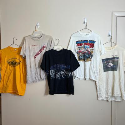 5 Vintage T-Shirts, Tshirts - Racecar, Advertising, Maryland