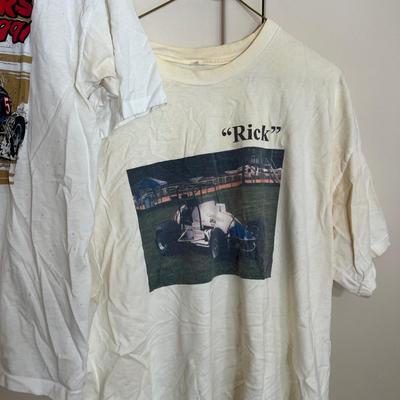 5 Vintage T-Shirts, Tshirts - Racecar, Advertising, Maryland