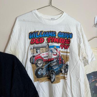 5 Vintage T-Shirts, Tshirts - Racecar, Advertising, Maryland