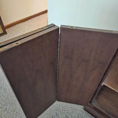 Double Door Media Cabinet w/Storage (LR-JS)